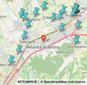 Mappa , 36077 Altavilla Vicentina VI, Italia (2.8645)