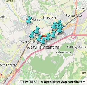 Mappa , 36077 Altavilla Vicentina VI, Italia (1.12417)