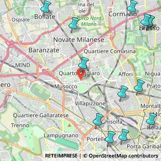 Mappa Via Filippo de Pisis, 20157 Milano MI, Italia (3.44385)