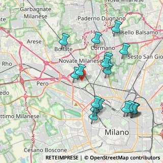 Mappa Via Filippo de Pisis, 20157 Milano MI, Italia (4.14944)