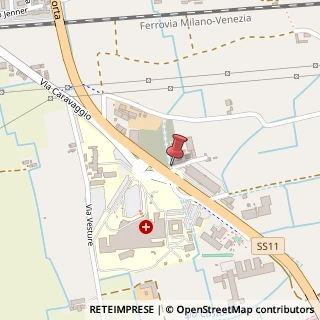 Mappa Via caravaggio 45, 24047 Treviglio, Bergamo (Lombardia)