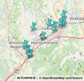 Mappa Viale G. Rossini, 36077 Altavilla Vicentina VI, Italia (3.40231)