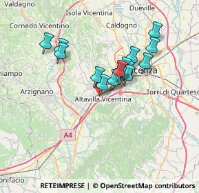 Mappa Via Antonio Vivaldi, 36077 Altavilla Vicentina VI, Italia (5.49813)