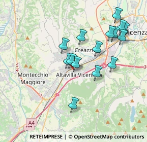 Mappa Via Antonio Vivaldi, 36077 Altavilla Vicentina VI, Italia (3.60267)
