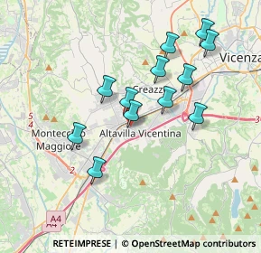 Mappa Via Antonio Vivaldi, 36077 Altavilla Vicentina VI, Italia (3.31583)