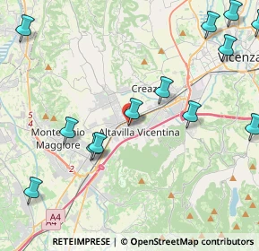 Mappa Via Antonio Vivaldi, 36077 Altavilla Vicentina VI, Italia (5.94133)
