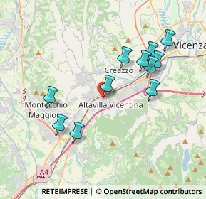 Mappa Via Antonio Vivaldi, 36077 Altavilla Vicentina VI, Italia (3.68455)