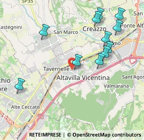 Mappa Via Antonio Vivaldi, 36077 Altavilla Vicentina VI, Italia (2.23364)