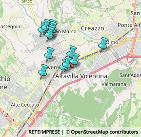 Mappa Via Antonio Vivaldi, 36077 Altavilla Vicentina VI, Italia (1.51929)