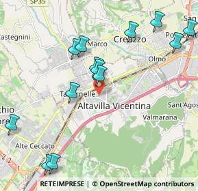 Mappa Via Antonio Vivaldi, 36077 Altavilla Vicentina VI, Italia (2.34923)