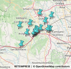 Mappa Via Antonio Vivaldi, 36077 Altavilla Vicentina VI, Italia (8.32)