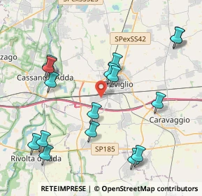 Mappa Via Nenni Pietro, 24047 Treviglio BG, Italia (4.54063)