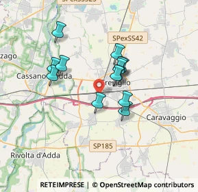 Mappa Via Nenni Pietro, 24047 Treviglio BG, Italia (2.63692)