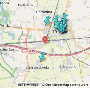 Mappa Via Nenni Pietro, 24047 Treviglio BG, Italia (1.72)