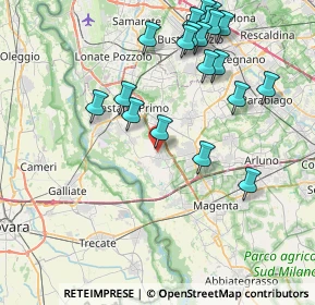 Mappa Via Somma Francesco, 20012 Cuggiono MI, Italia (8.8765)
