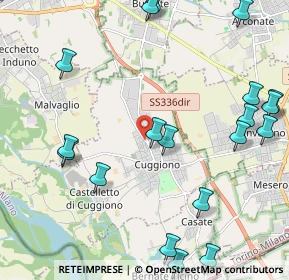 Mappa Via Somma Francesco, 20012 Cuggiono MI, Italia (2.7755)
