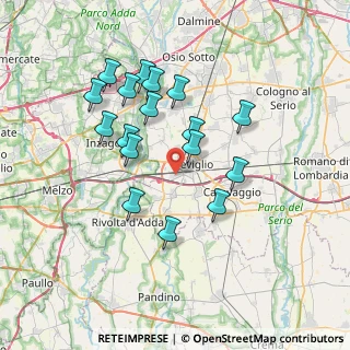 Mappa Via Umberto Terracini, 24047 Treviglio BG, Italia (6.66)
