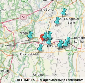 Mappa Via Umberto Terracini, 24047 Treviglio BG, Italia (5.78364)