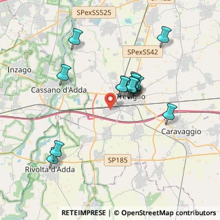Mappa Via Umberto Terracini, 24047 Treviglio BG, Italia (3.32214)