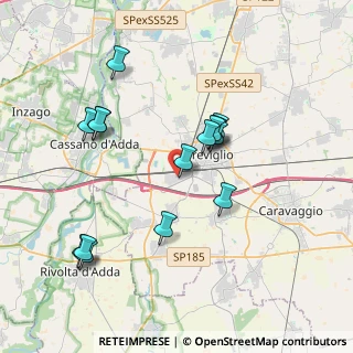 Mappa Via Umberto Terracini, 24047 Treviglio BG, Italia (3.67267)