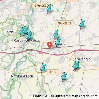 Mappa Via Umberto Terracini, 24047 Treviglio BG, Italia (4.69667)