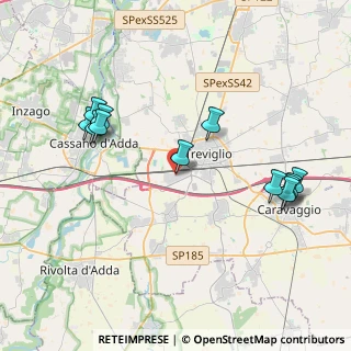 Mappa Via Umberto Terracini, 24047 Treviglio BG, Italia (4.315)