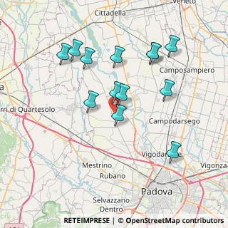 Mappa Via Boschi Bassi, 35016 Piazzola sul Brenta PD, Italia (7.19)