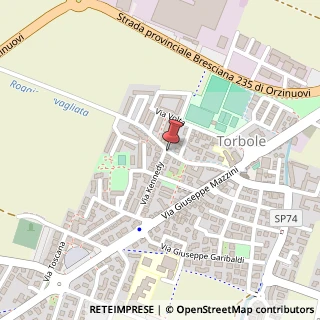 Mappa Via guglielmo marconi 13, 25030 Torbole Casaglia, Brescia (Lombardia)