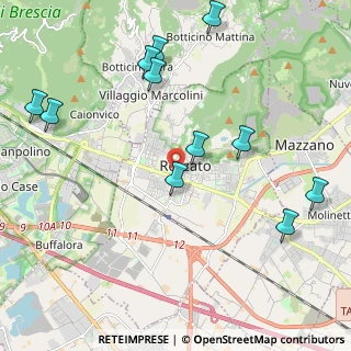 Mappa Via Macina, 25086 Rezzato BS, Italia (2.43727)