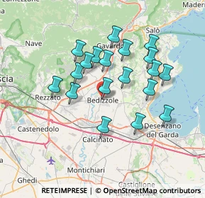 Mappa Via Cristoforo Colombo, 25081 Bedizzole BS, Italia (6.31684)