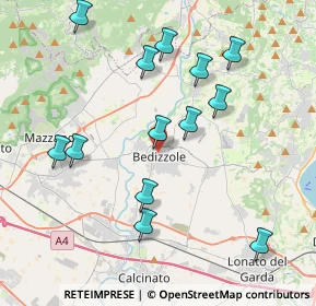 Mappa Via Cristoforo Colombo, 25081 Bedizzole BS, Italia (4.09462)