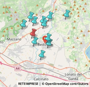 Mappa Via Cristoforo Colombo, 25081 Bedizzole BS, Italia (3.0325)