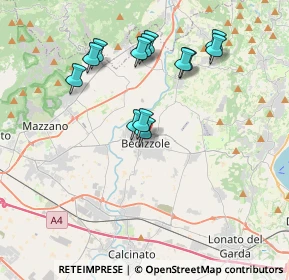 Mappa Via Cristoforo Colombo, 25081 Bedizzole BS, Italia (3.52385)