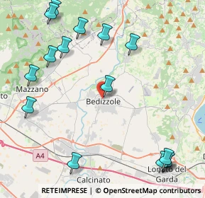 Mappa Via Cristoforo Colombo, 25081 Bedizzole BS, Italia (5.498)