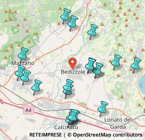 Mappa Via Cristoforo Colombo, 25081 Bedizzole BS, Italia (4.512)