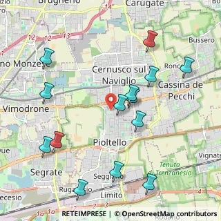 Mappa Via Erodoto, 20096 Pioltello MI, Italia (2.30429)