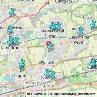 Mappa Via Erodoto, 20096 Pioltello MI, Italia (3.139)
