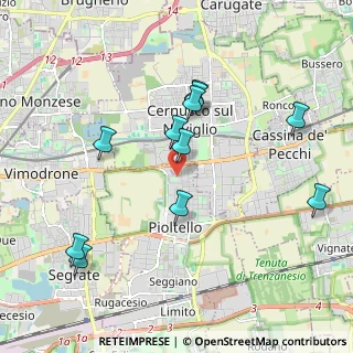 Mappa Via Erodoto, 20096 Pioltello MI, Italia (1.97909)