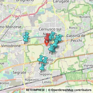 Mappa Via Erodoto, 20096 Pioltello MI, Italia (1.17929)