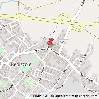 Mappa Via XX Settembre, 76, 25081 Bedizzole, Brescia (Lombardia)