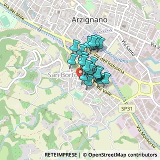 Mappa Via Lombardia, 36071 Arzignano VI, Italia (0.23913)