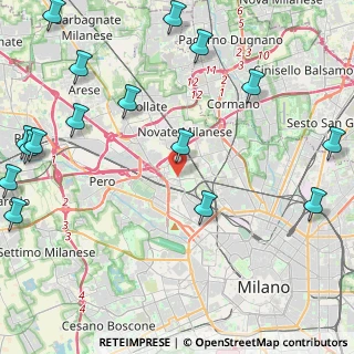 Mappa 20157 Milano MI, Italia (6.17063)