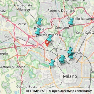 Mappa 20157 Milano MI, Italia (3.85727)