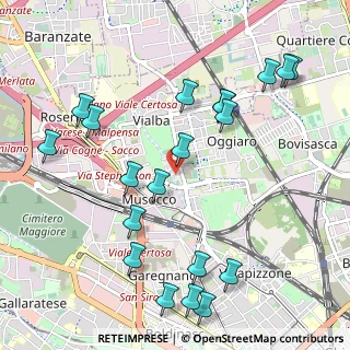 Mappa 20157 Milano MI, Italia (1.201)