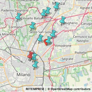 Mappa Via Privata Cascia, 20128 Milano MI, Italia (4.1225)