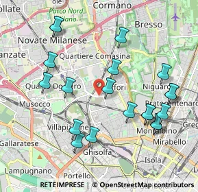 Mappa Via Martin Luther King, 20161 Milano MI, Italia (2.1385)