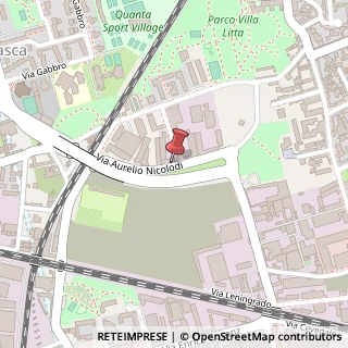 Mappa Via Aurelio Nicolodi, 11, 20161 Milano, Milano (Lombardia)