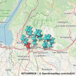 Mappa Via Pietro Paolo Arvedi, 37023 Grezzana VR, Italia (9.22)
