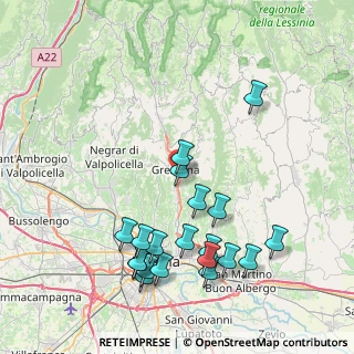Mappa Via Pietro Paolo Arvedi, 37023 Grezzana VR, Italia (8.851)