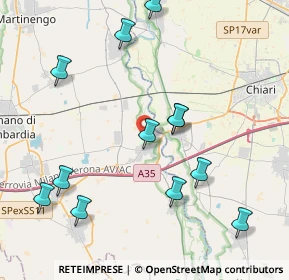 Mappa Via Sandro Pertini, 24054 Calcio BG, Italia (4.50167)